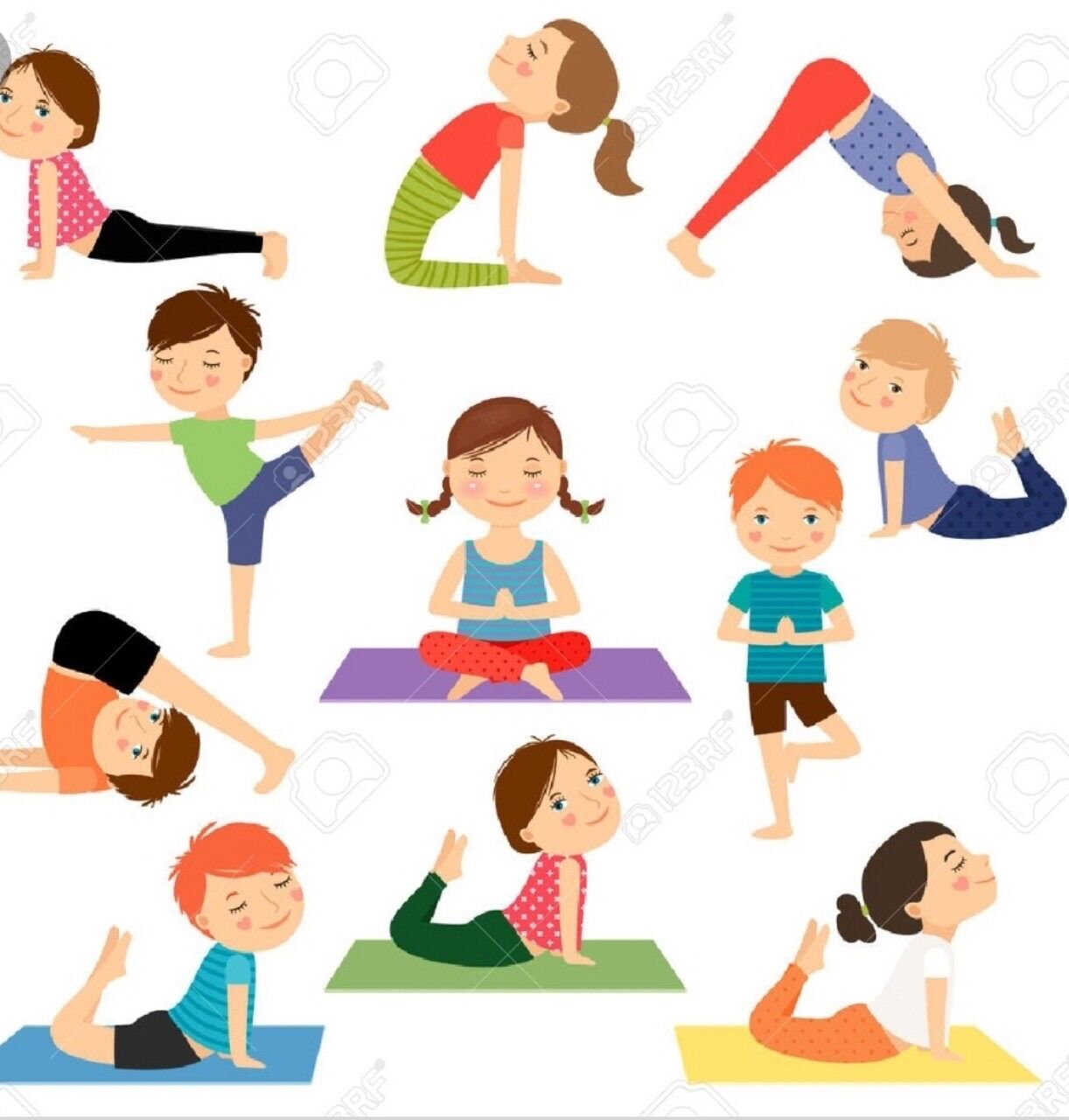 THẢM TẬP YOGA CHO BÉ 2 LỚP 6MM
