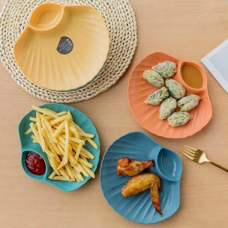 Set 4 dĩa hình con sò