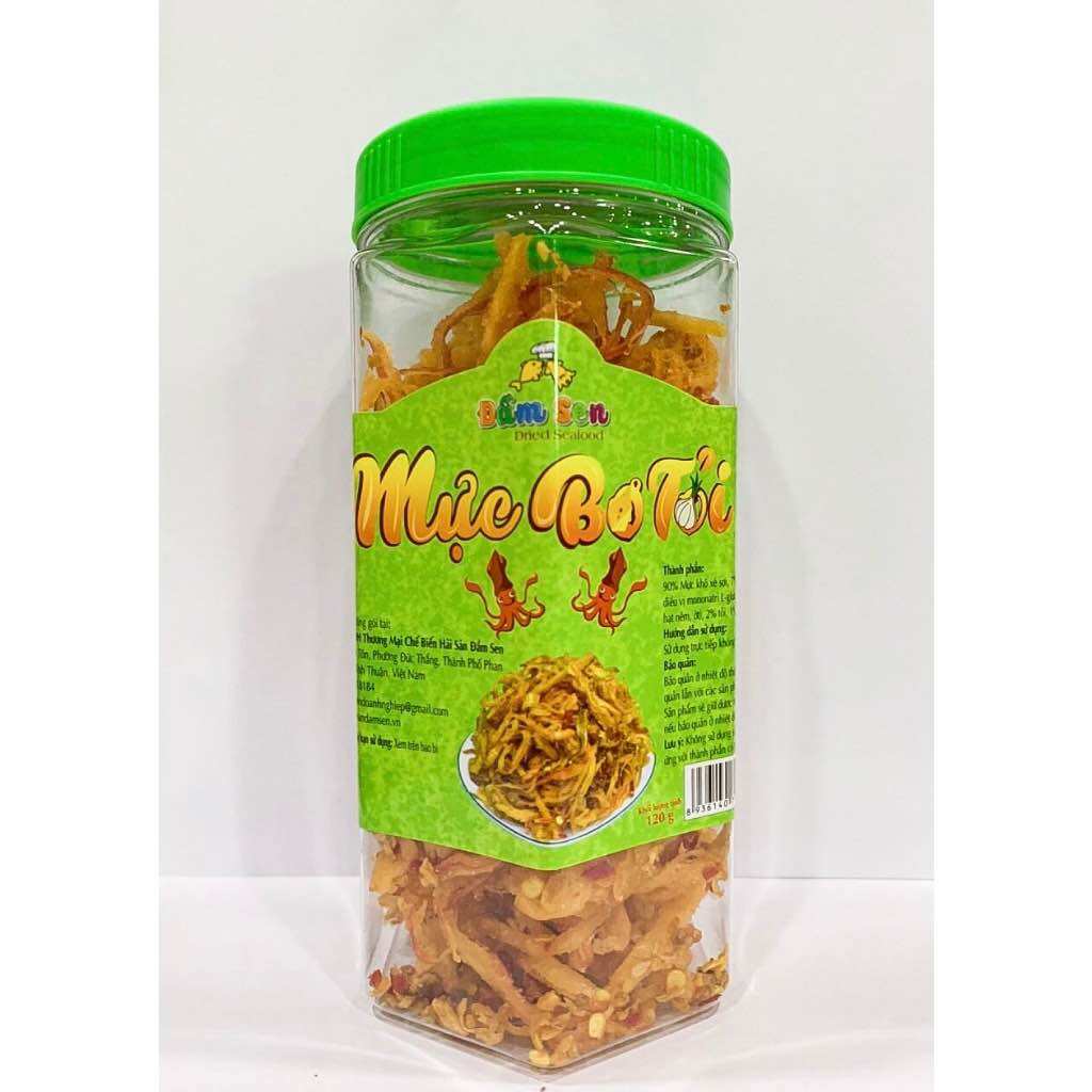 Mực bơ tỏi đầm sen - 120g