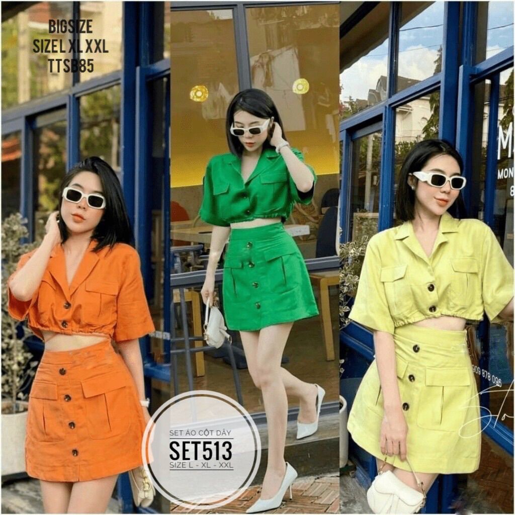 Bigsize 60- 90kg set áo cột dây
