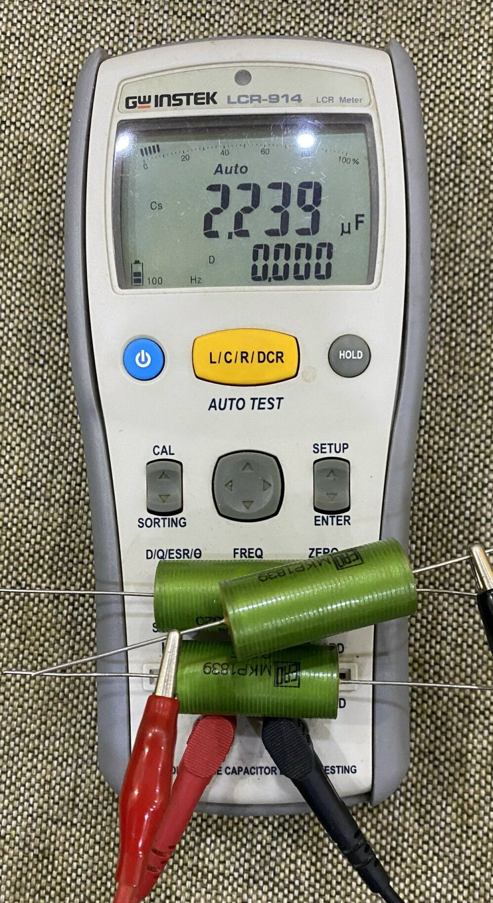 Tụ điện audio ERO MKP 2.2uF 400V Germany ( NOS)