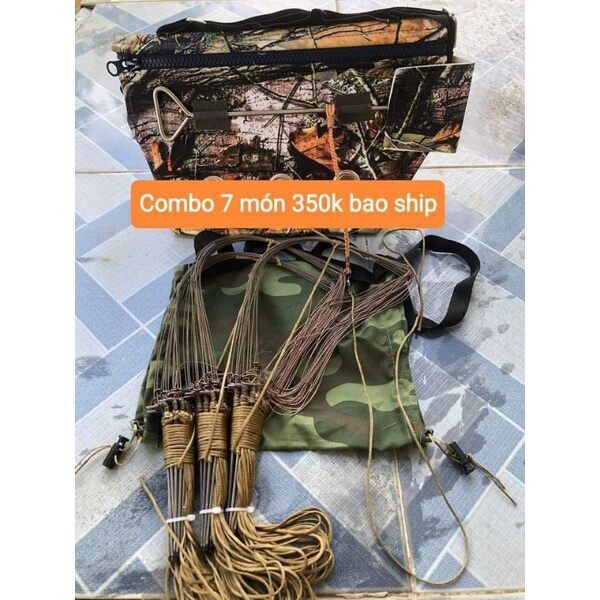 Combo 7 món túi gà mồi kèm giò bẫy gà rừng