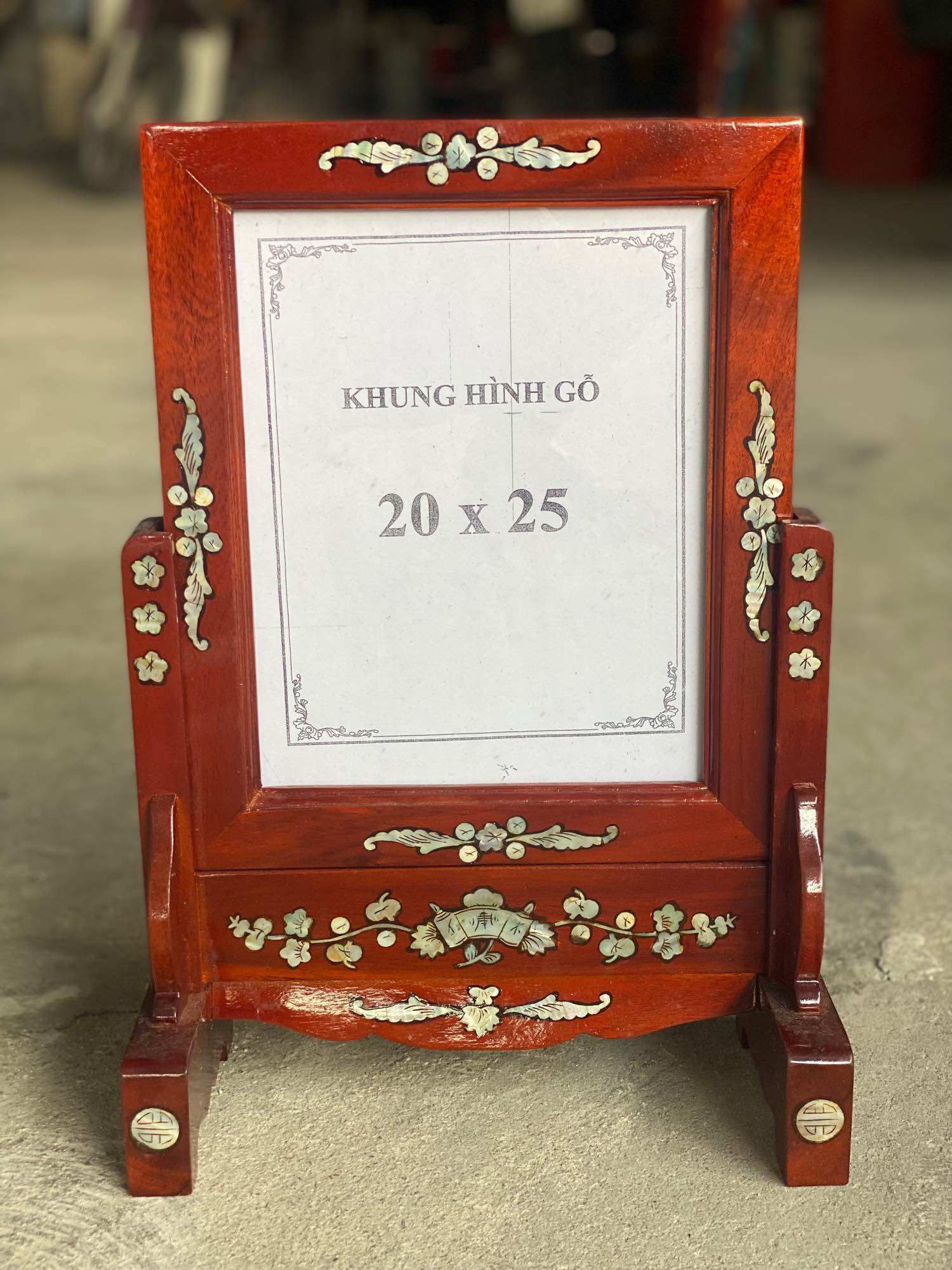 Khung Hình Cẩn Xà Cừ gỗ Tràm 2 kích thước