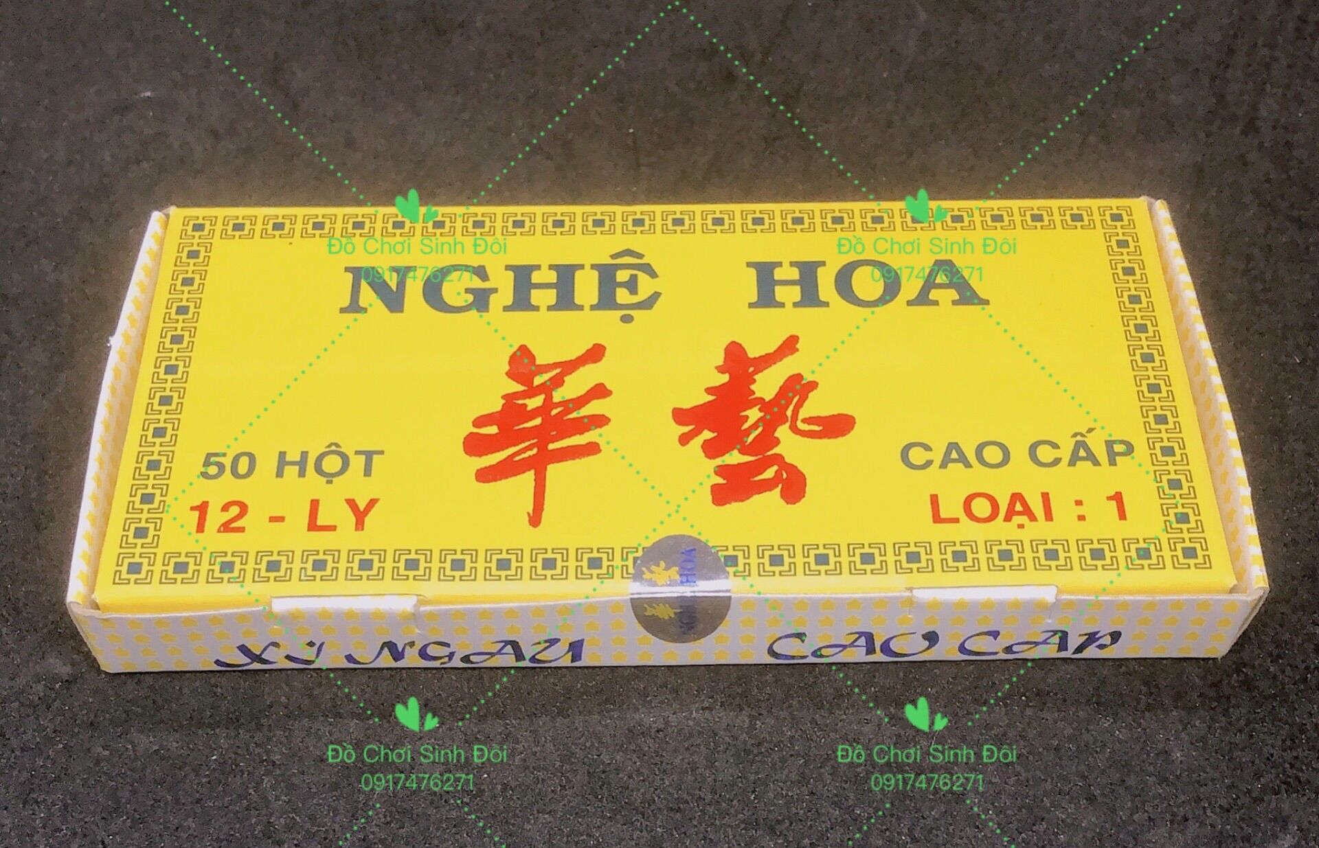 Xí ngầu 12 ly - 3 viên