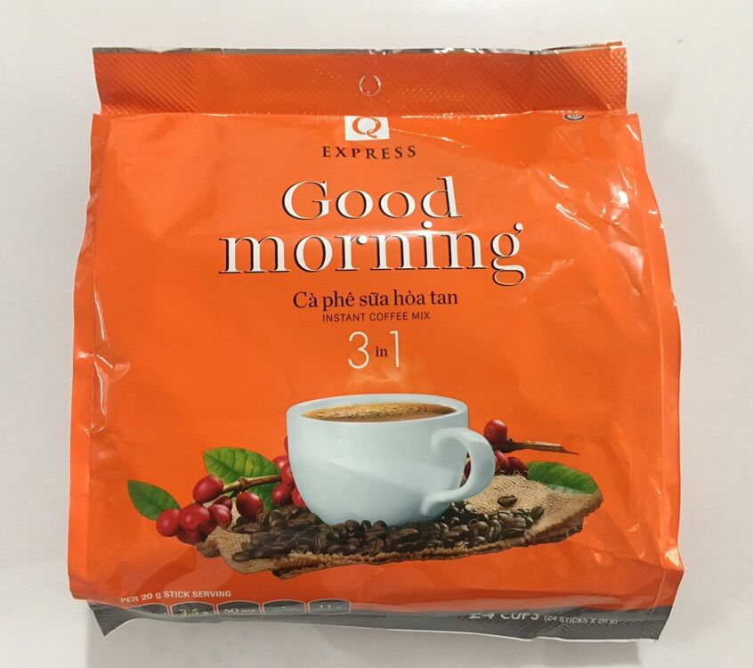 Cà Phê Sữa Good Morning Trần Quang 24 gói - 20g