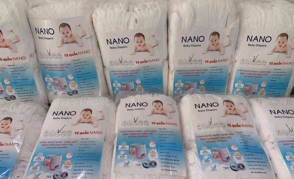 100 bỉm NANO siêu thấm hút công nghệ nhật bản