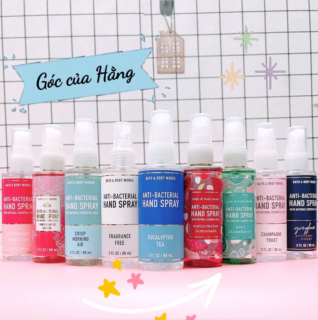 Xịt rửa tay khô kháng khuẩn Bath & Body Works
