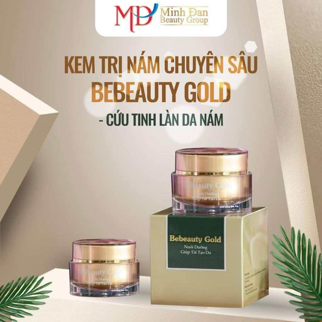 Kem dưỡng trắng da giảm nám thâm mụn chuyên sâu BeBeauty Gold - Minh Đan Beauty Group - Tự tin tươi 