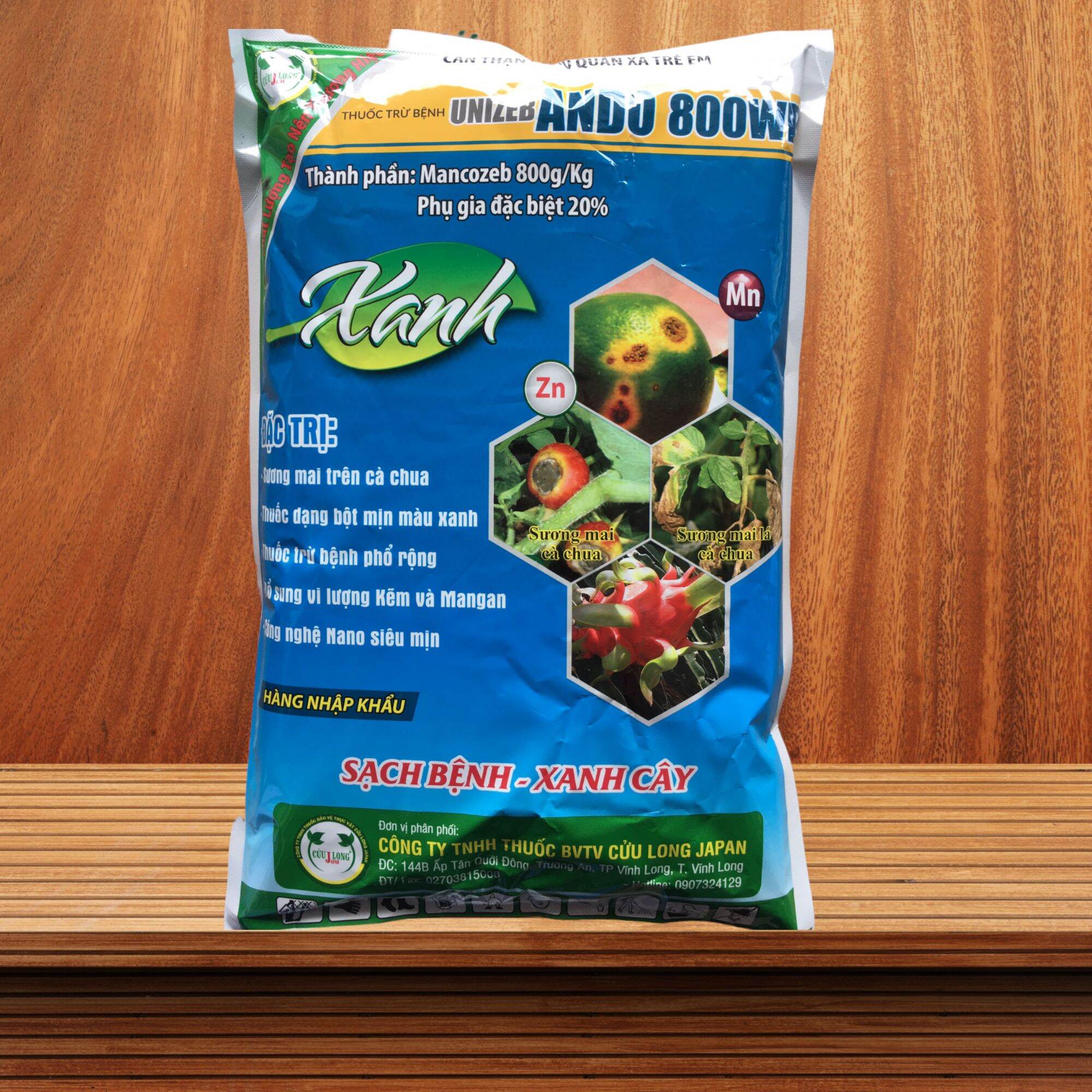 Thuốc trừ bệnh - mancozed xanh. gói 1kg