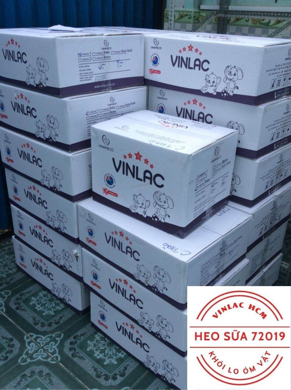 combo 2 lon sữa vinlac 1 900g date 2025( tặng 1 tranh ghép)
