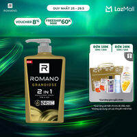 ROMANO TẮM & GỘI 2 TRONG 1 HƯƠNG NƯỚC HOA GRANDIOSE 650G