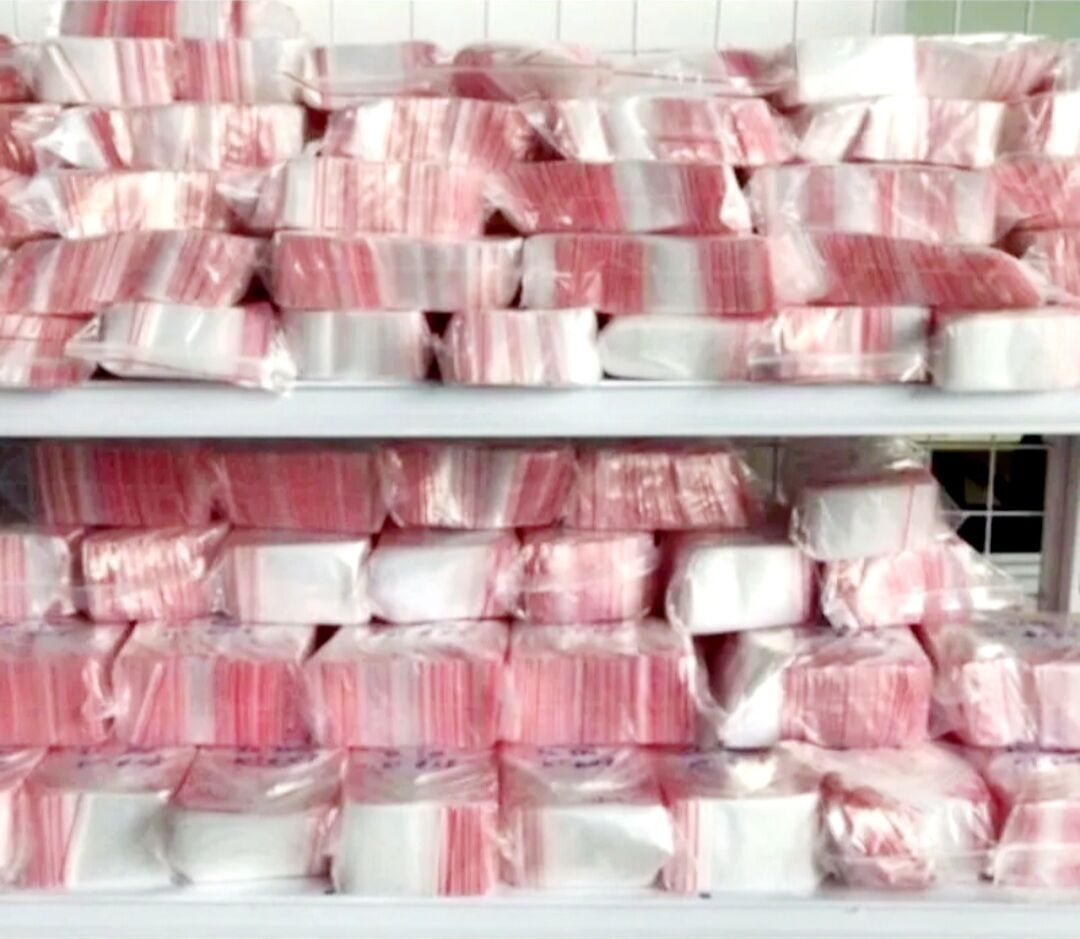 Túi zip đỏ.500g túi zip