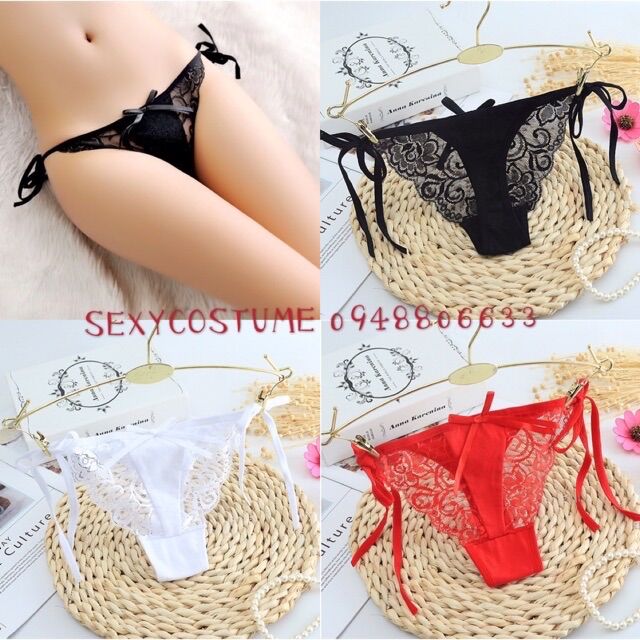 Quần chip/ lót lọt khe buộc dây sexy Freesize . Fit mọi loại mông