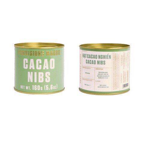 cacao ngòi Marou (cacao nibs) lon 160g