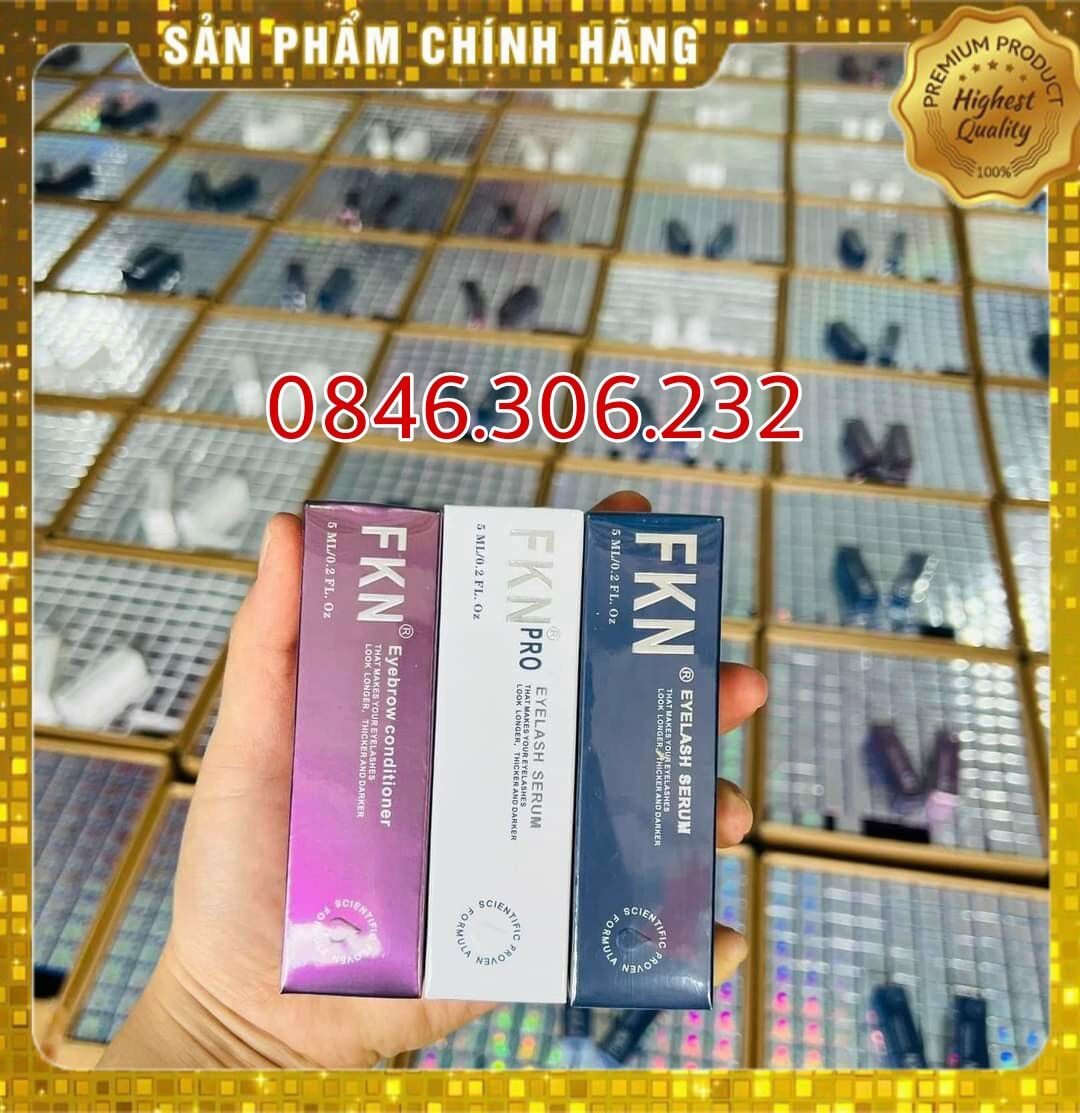 Combo Dưỡng Mi Mày FKN Mi Cong Dài, Mày Đen Rậm