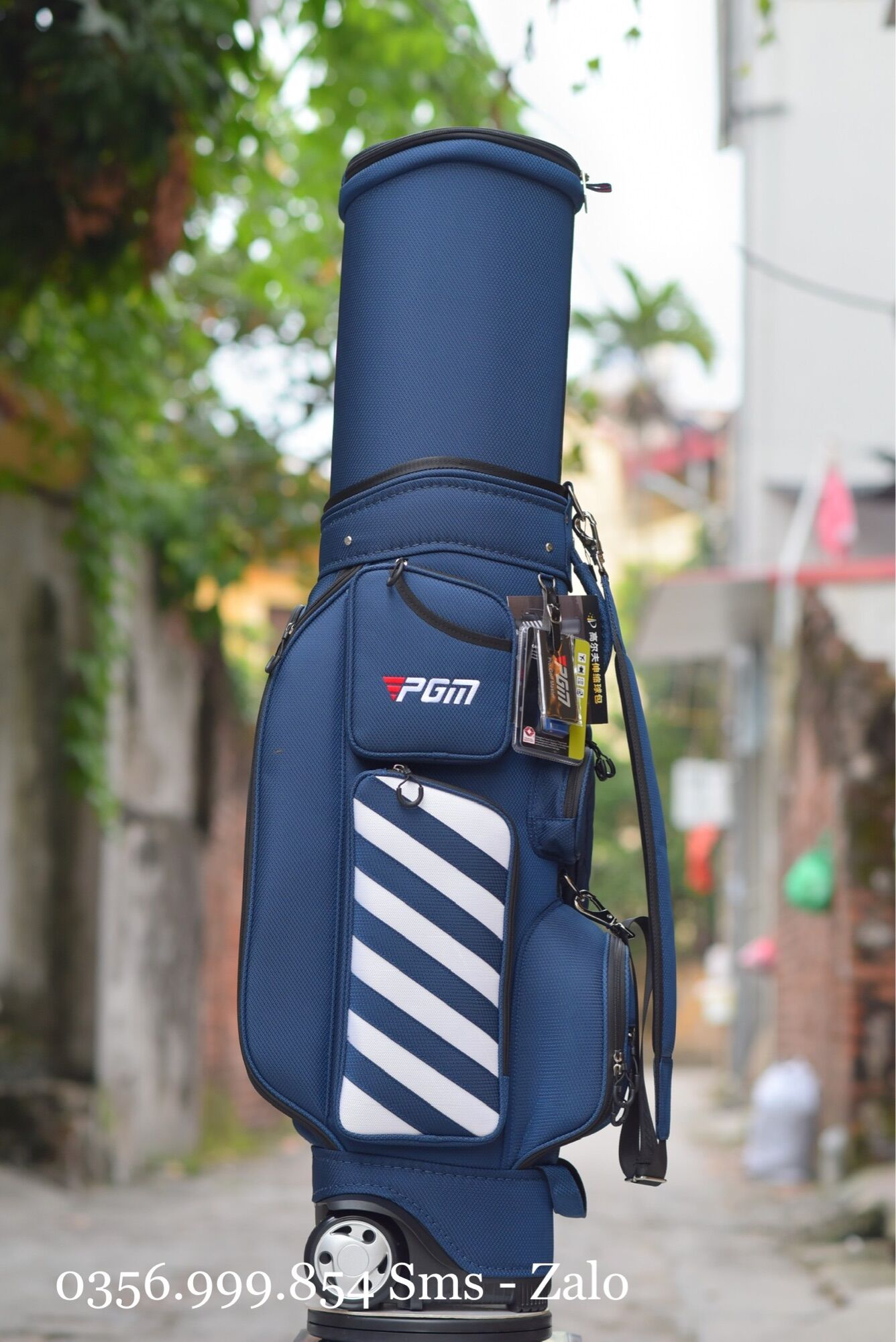 Túi gậy golf PGM bánh xe kéo vải bạt Chính hãng