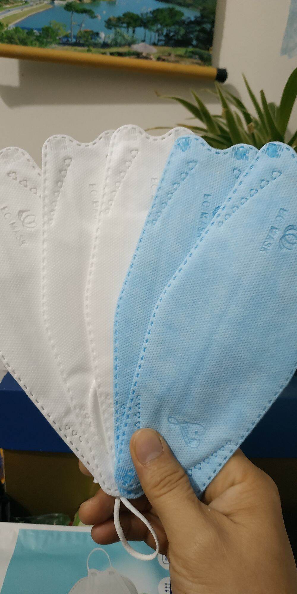 Túi 10 chiếc khẩu trang 4D KF 94 thiết kế thời trang