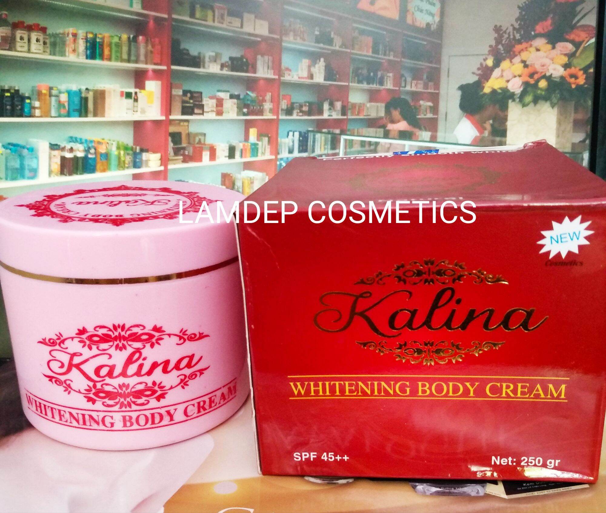 Kem Body kalina dưỡng trắng da thảo dược
