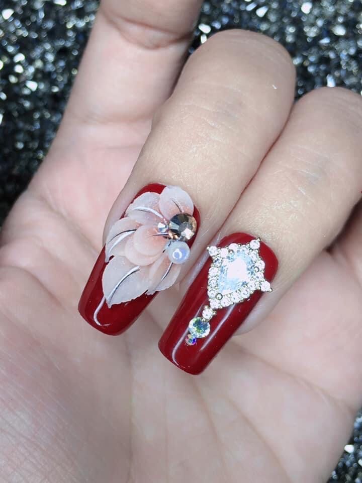 Set 10 Hoa góc trang trí móng tay