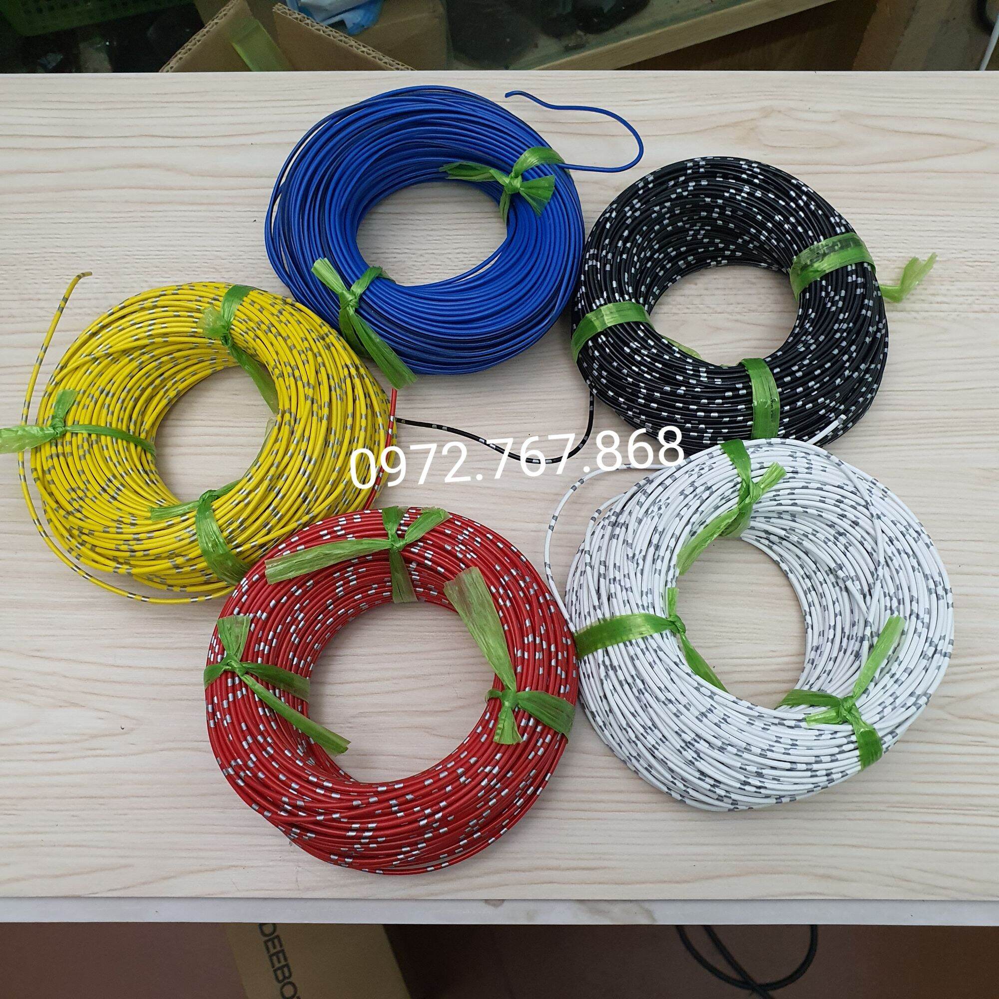 1kg dây điện nhật 1,25mm, lõi đồng 100%