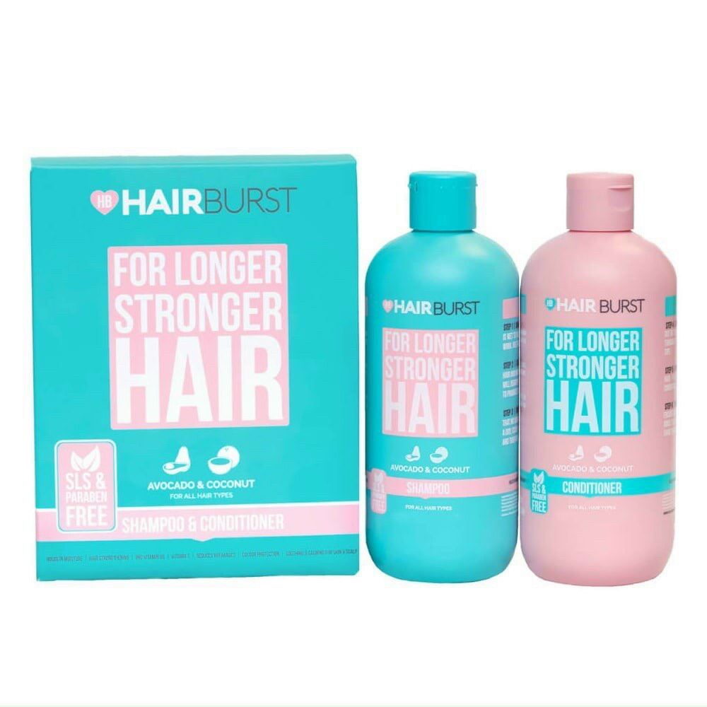 [HCM]Set Hairburst Gội Xả For Longer Stronger Hair Kích Thích Mọc Tóc (Dầu Gội 350ml + Dầu Xả 350ml)
