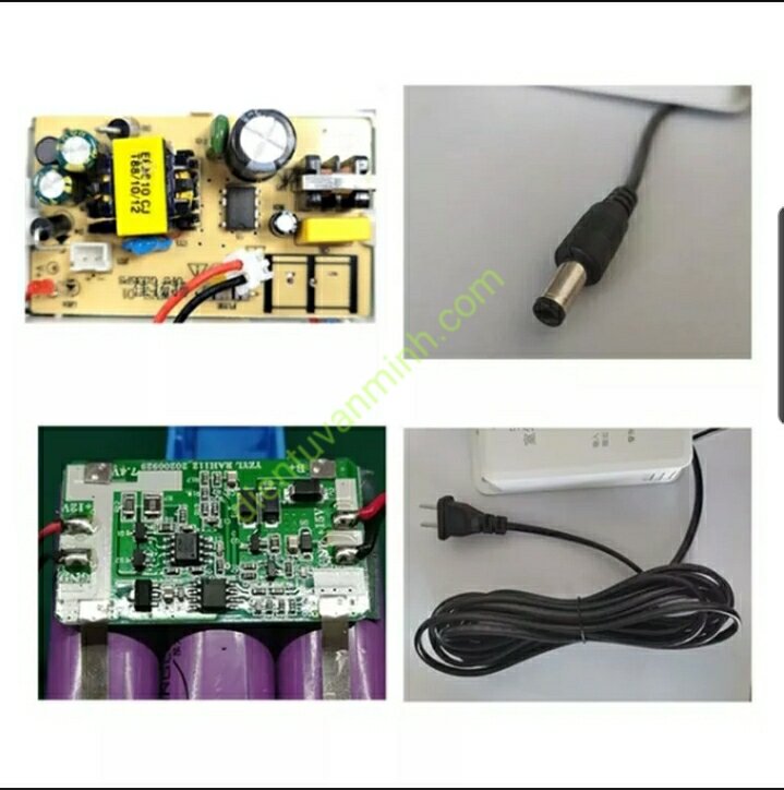 Nguồn 12V 2A kiêm pin dự phòng (UPS mini dành cho Camera, modem Wifi, NVR, NXR...)