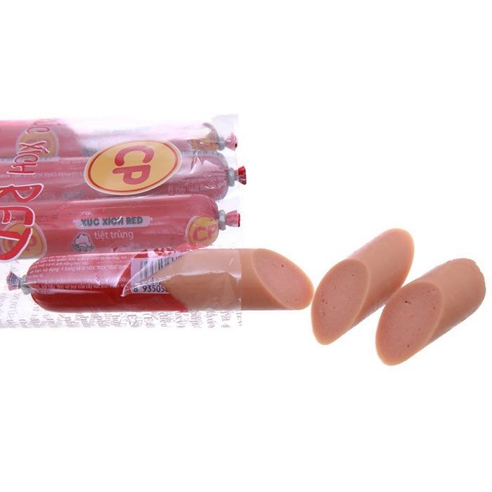 Combo 3 gói 200g Xúc xích heo tiệt trùng CP Red (15 cây x 40g)