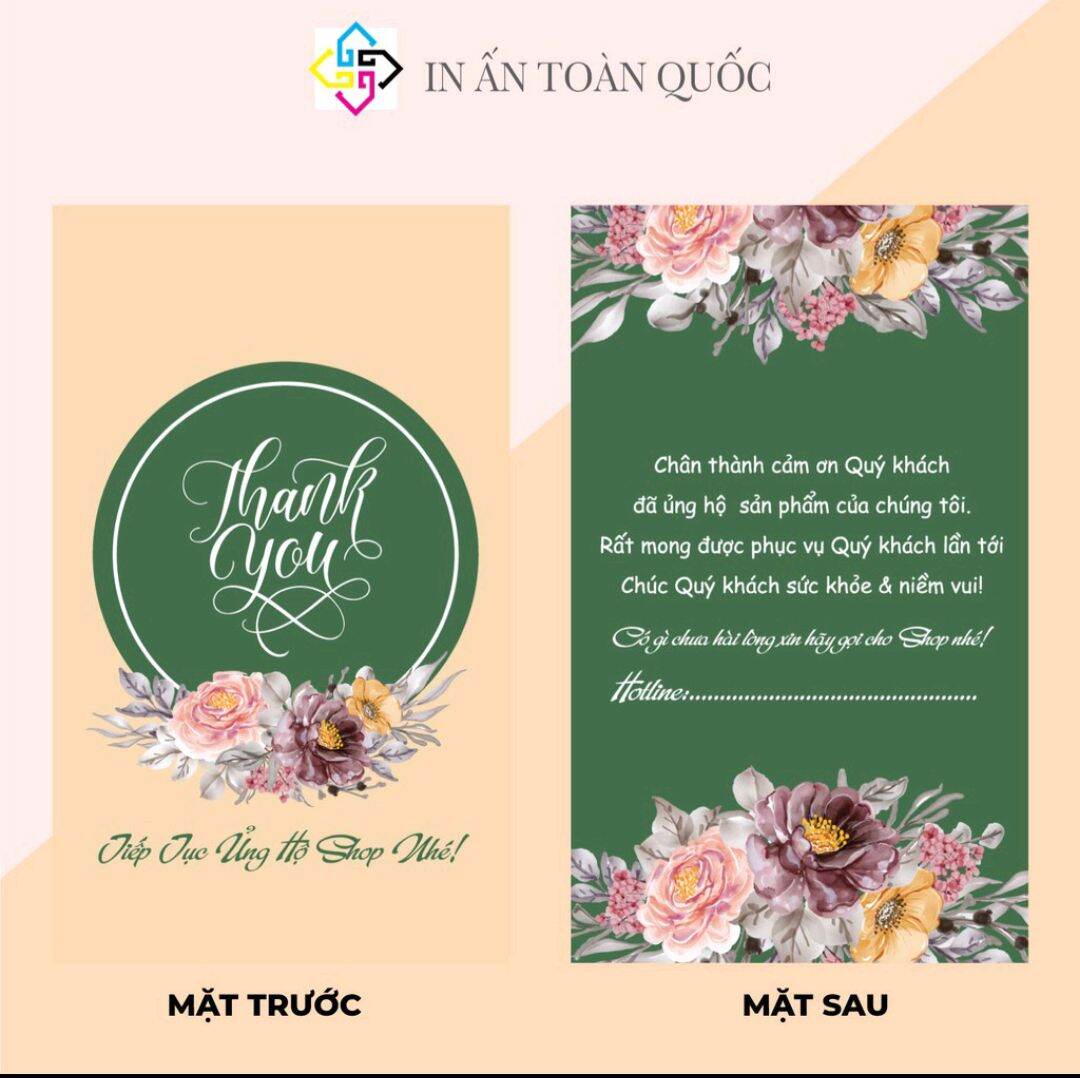 ❤️100 thiệp cám ơn khách hàng thiệp thank thẻ cám ơn card thank you