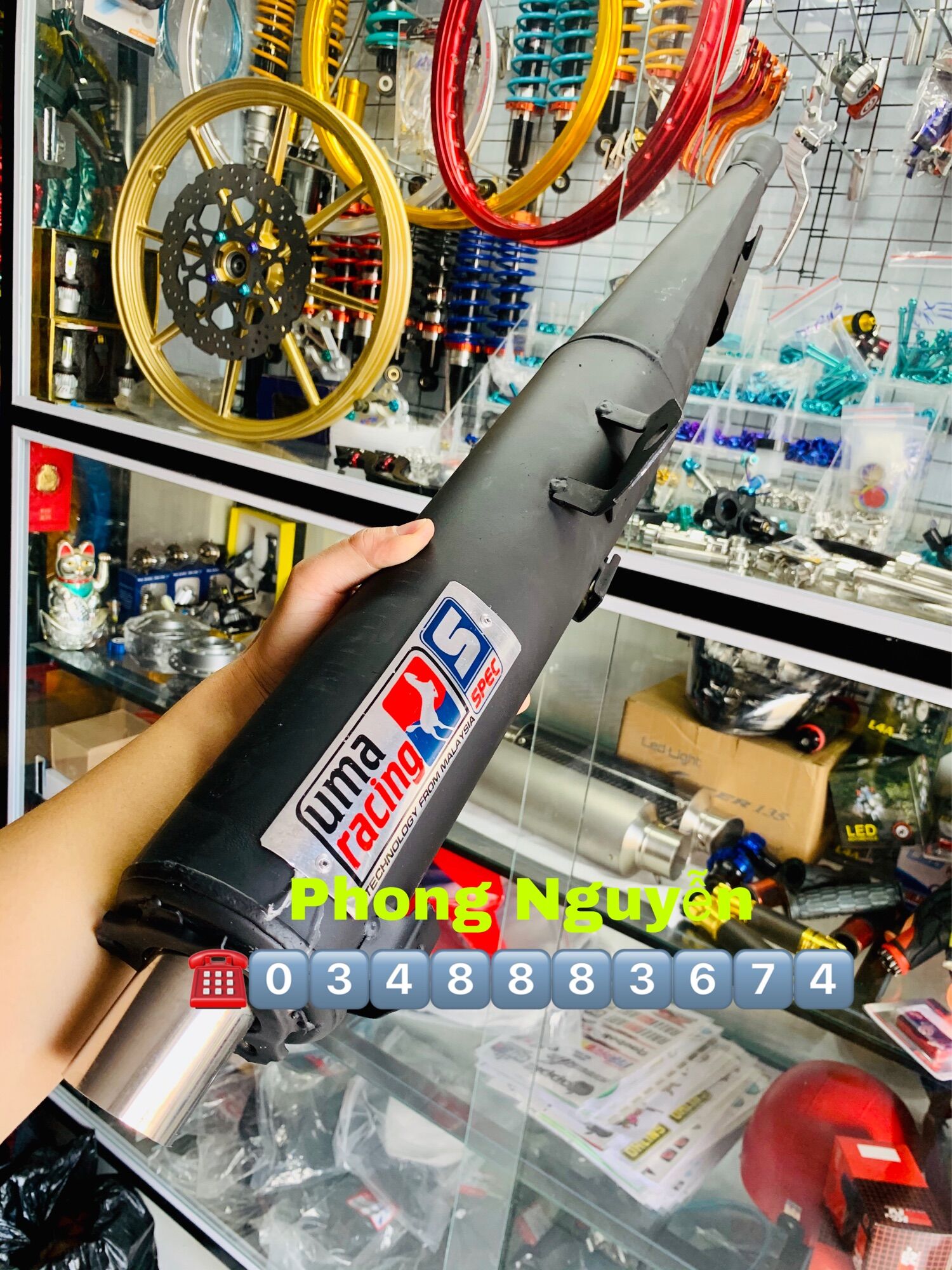 Pô uma v4 đít chu gắn sirius50/110 dream/ ware