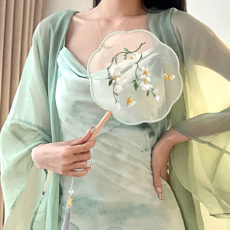 Quạt Thêu Truyền Thống Trung Quốc