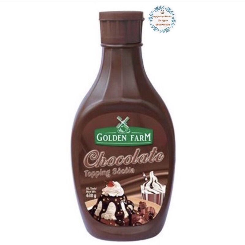 Sốt Topping Golden Farm Chai 630g