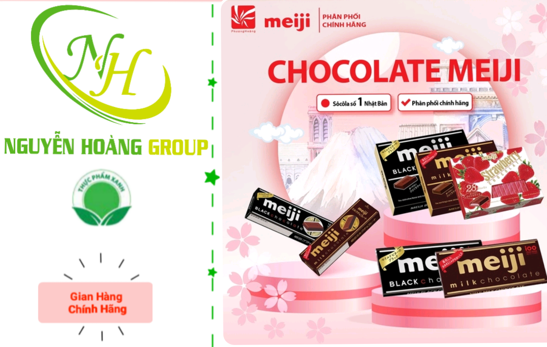 Meiji - Black Chocolate Candy 41Gr