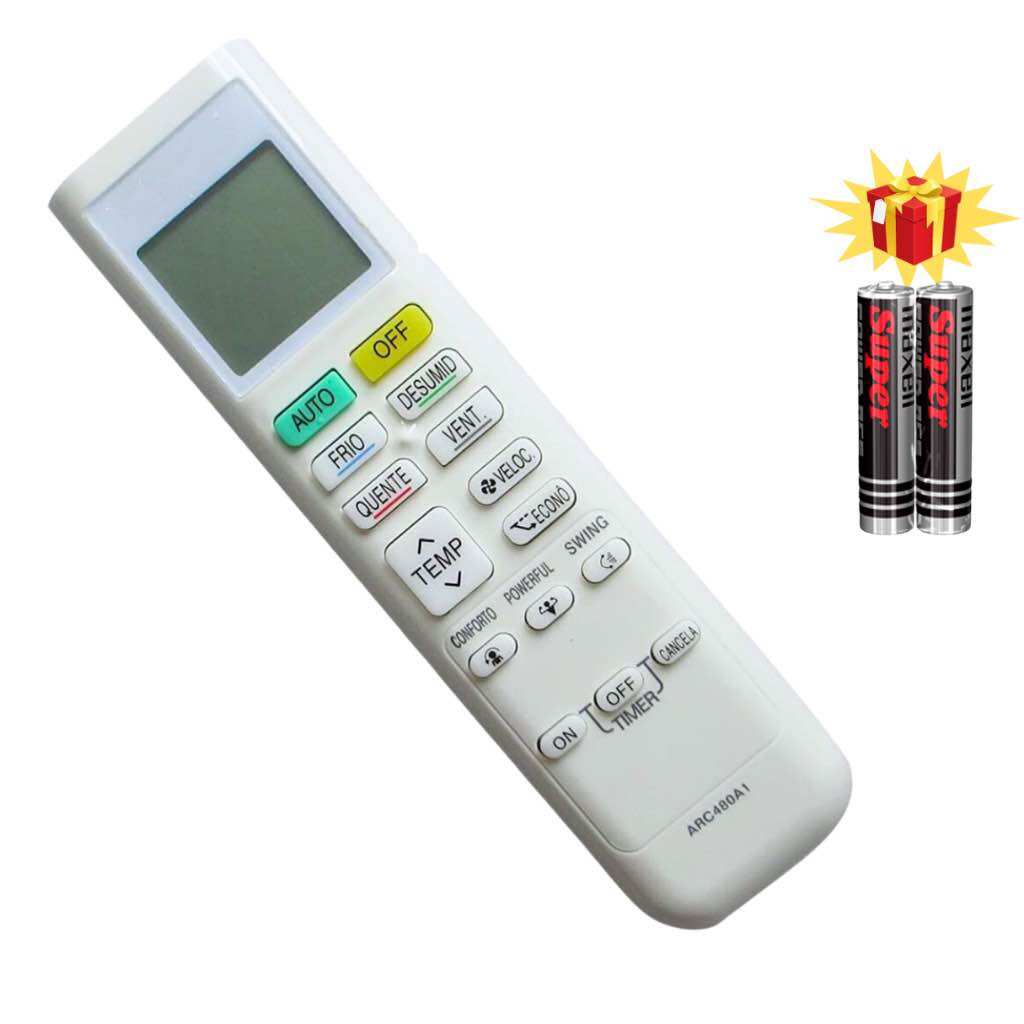Điều khiển điều hòa 2 chiều tặng kèm Pin