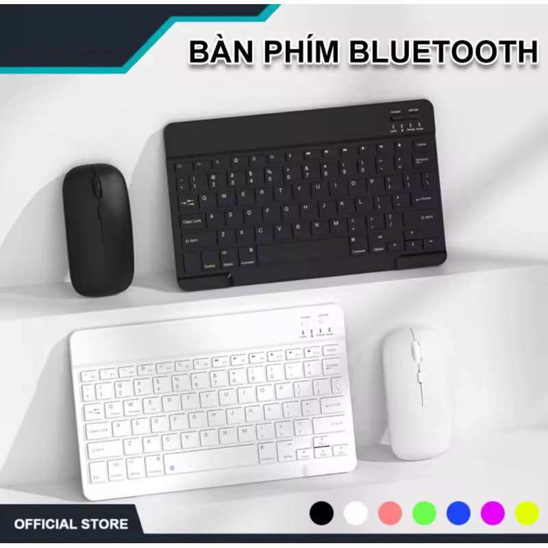 Bàn phím không dây, Bàn phím bluetooth mini10 inch cho điện thoại, cho IOS Android Windows Tablets