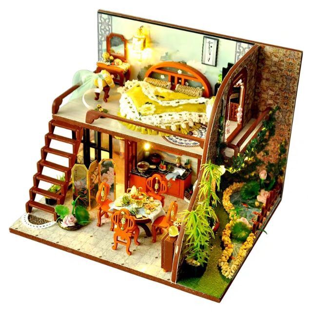 Mô hình nhà búp bê diy house -TD13