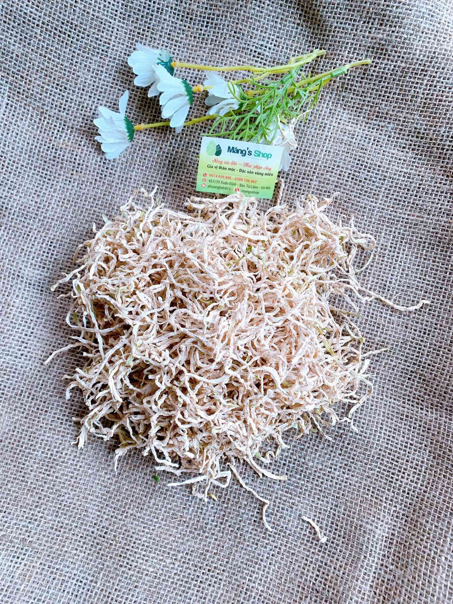 Củ cải khô sợi nhỏ thơm sạch gói 500g