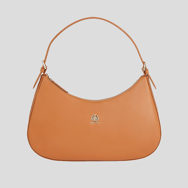 Tommy hilfiger - túi xách nữ crest leather hobo aw0aw158660he