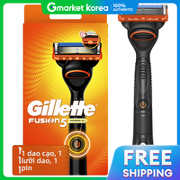 Gillette | Dao cạo râu Gillette Fusion5 Power Handle cho nam + 1 lưỡi dao thay thế