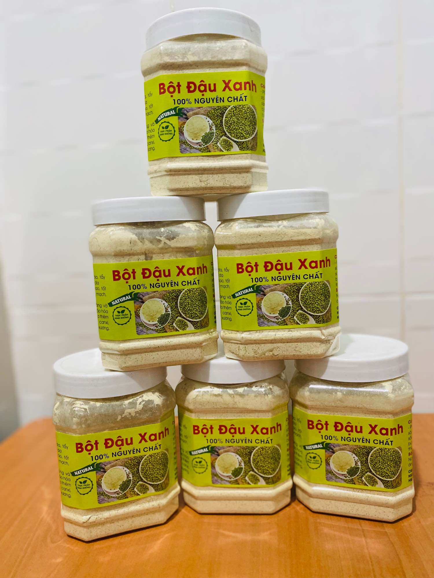 Bột đậu xanh nguyên chất hộp 500g