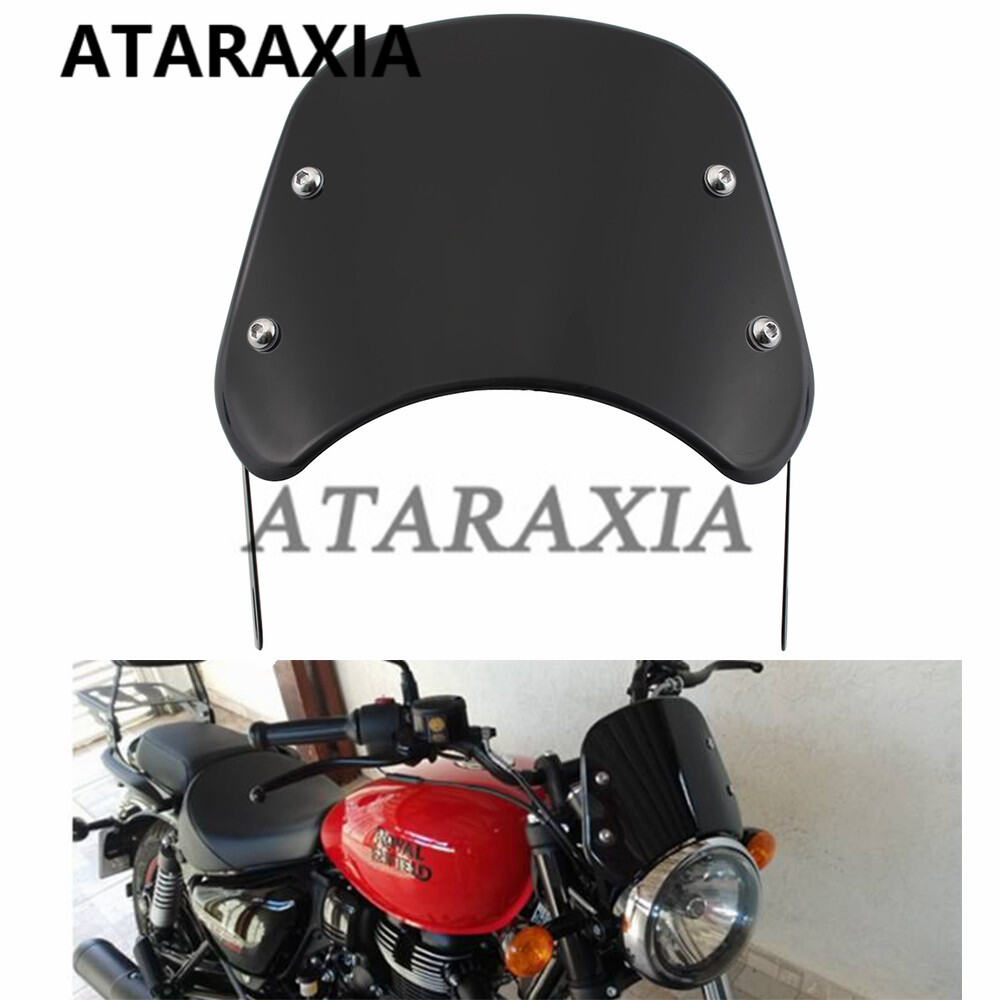 Đa Năng Kính Chắn Gió Xe Máy Làm Lệch Hướng 6.5-9.45 Đèn Pha Fairing Chất Liệu ABS Cho Harley Honda Yamaha Kawasaki Suzuki