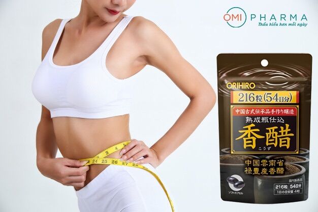 Viên uống giấm đen giảm cân