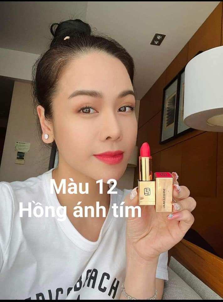 Son Lỳ Laura Sunshine Golden Velvet Lipstick - Son Lì Nhật Kim Anh 4g