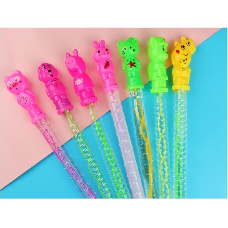 Đồ chơi 2 ống thổi bong bóng dài 36cm