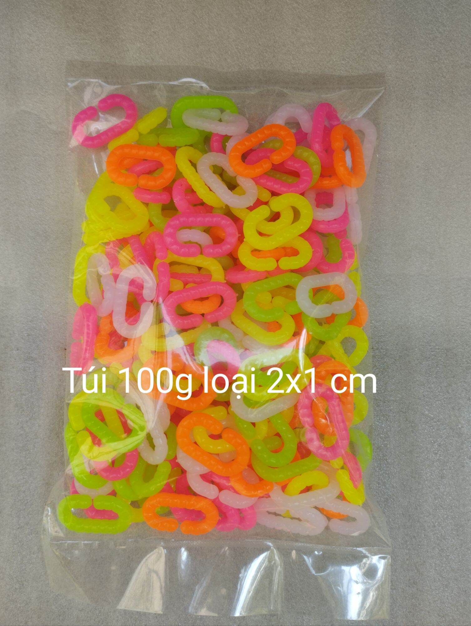 Đồ Chơi Móc Xích Bằng Nhựa ( Túi 100 gam )