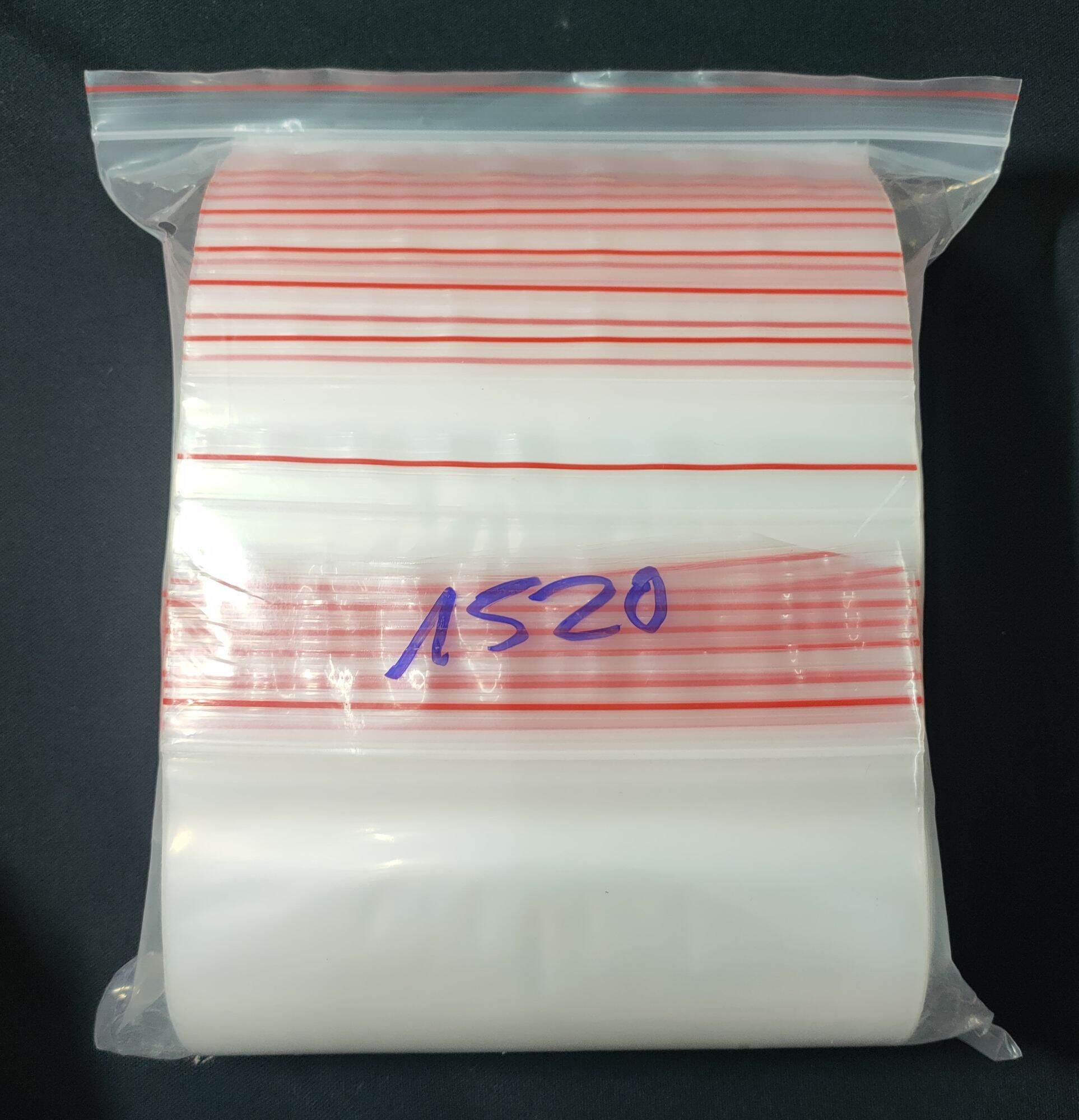 100gr Túi Zip Chỉ Đỏ size 15x 20 Cm