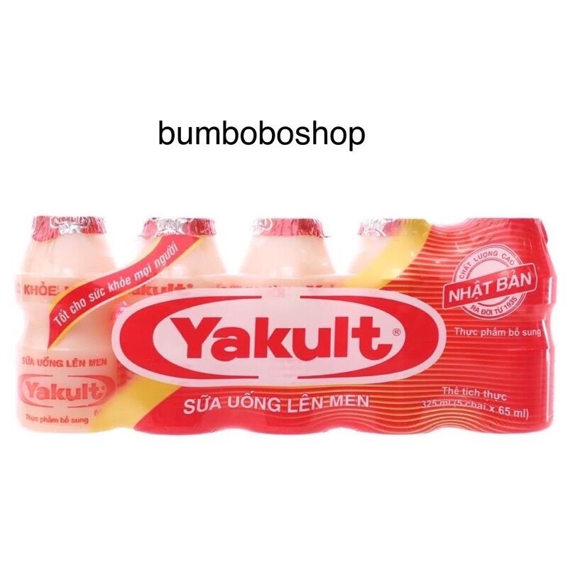 Lốc 5 chai sữa uống lên men Yakult