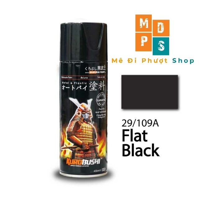 _ 109a _ chai sơn sịt màu đen nhám _ sơn sịt samurai chính hãng _ 29/109a