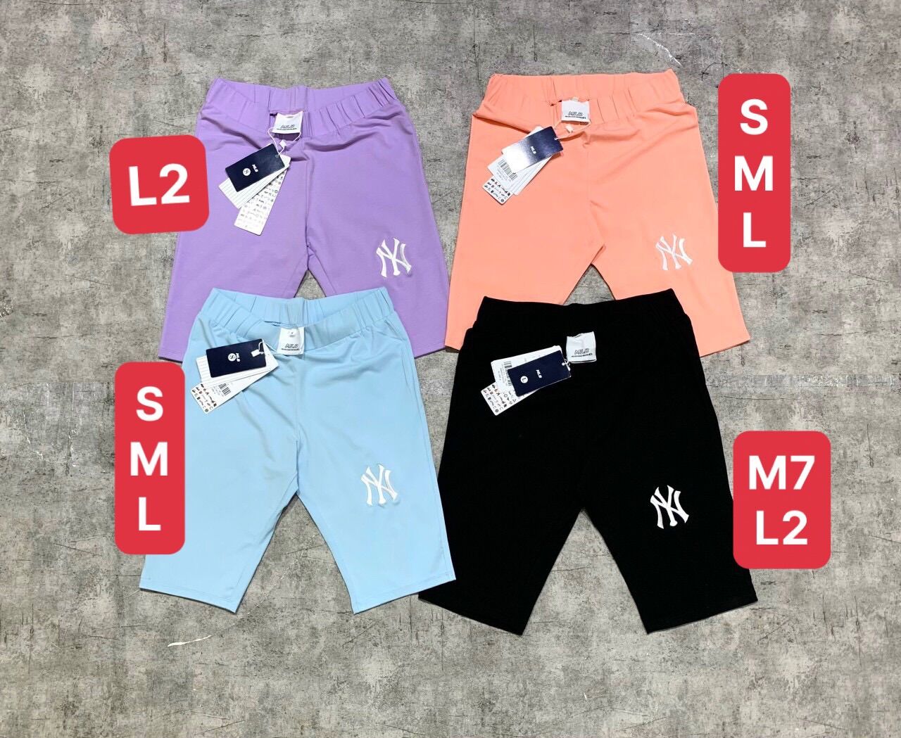 Quần legging đùi mlb - vnxk