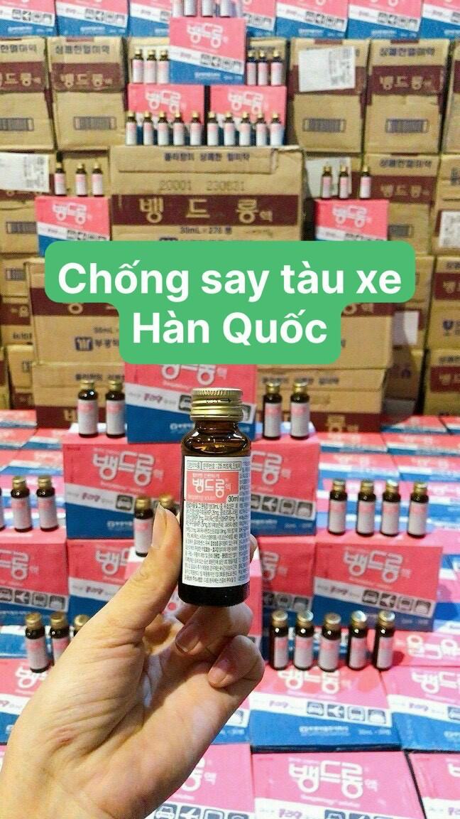 Set 10 chai Nước uống chống say tàu xe hàn quốc