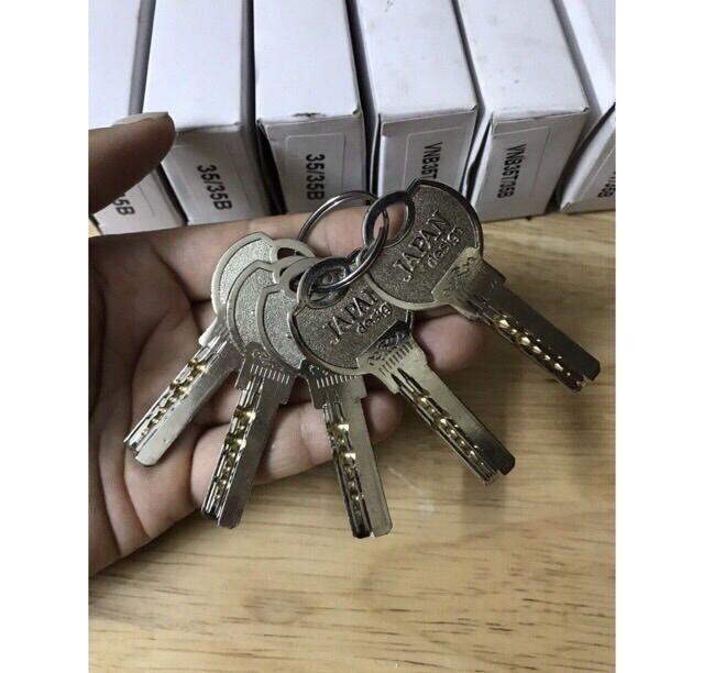 Bộ sửa ổ khoá chìa chấm vi tính ( gồm 8 đá bi + 2 cây gạt )
